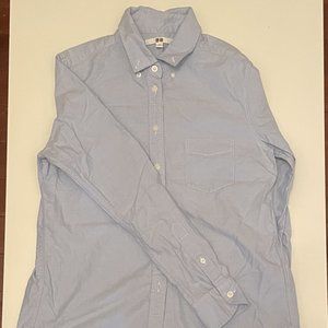Uniqlo Button Down Blue Shirt